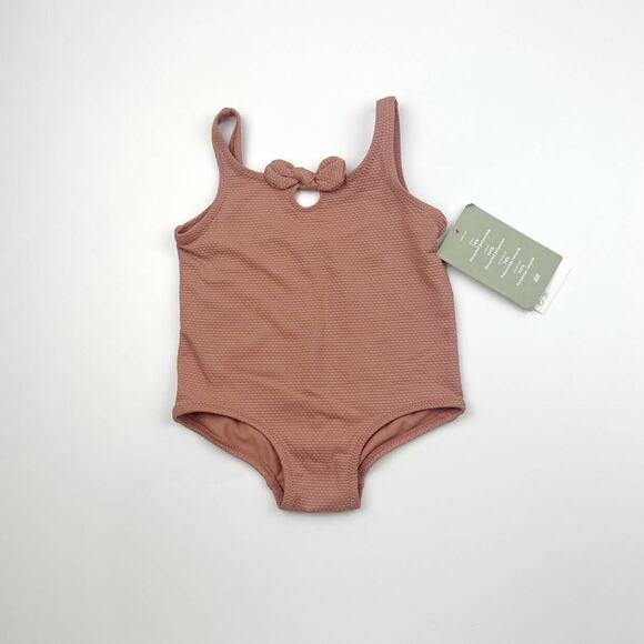 NWT H&M Neutral Textured Swimsuit - Picture 2 of 7